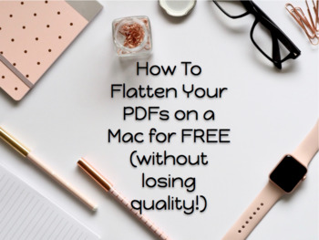 Preview of Tutorial: How to flatten (secure) PDFs without losing quality on a Mac for free!