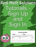 Tutorial Sign-In and Sign-Up Sheets