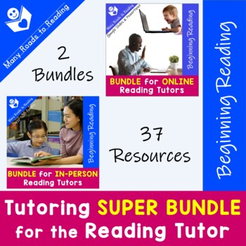 Preview of Tutoring Beginning Reading IN PERSON and ONLINE