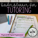 Tutoring Binder/Planner: Organize Your Business Physically