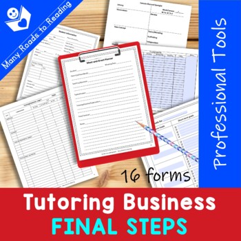 Preview of Tutoring Business FINAL STEPS