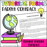 Tutoring Forms | Parent Contract | Tutoring Contract | Tut