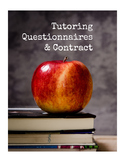 Tutoring Questionnaires & Contract