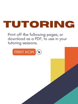 Preview of Tutoring Resources/ Handouts