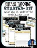 Tutoring Starter-Kit | EDITABLE | Digital or Print