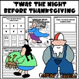 Twas The Night Before Thanksgiving Book Companion Writing 