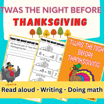 Preview of Twas The Night Before Thanksgiving, Fun literary comprehension activities