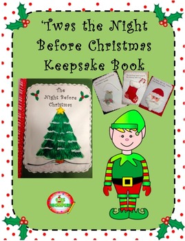 Preview of Twas the Night Before Christmas Activity and Keepsake Book