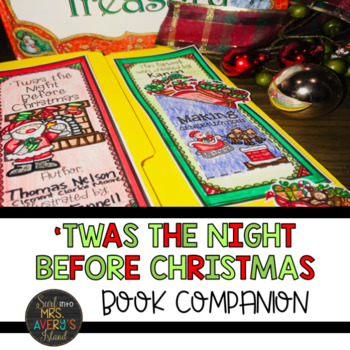 Preview of Twas the Night Before Christmas Literacy Lapbook