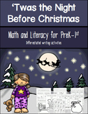 Twas the Night Before Christmas Math and Literacy