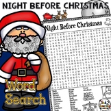 Twas the Night Before Christmas Word Search Puzzle Christm
