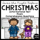 Twas the Night Before Christmas history poem Reading Compr