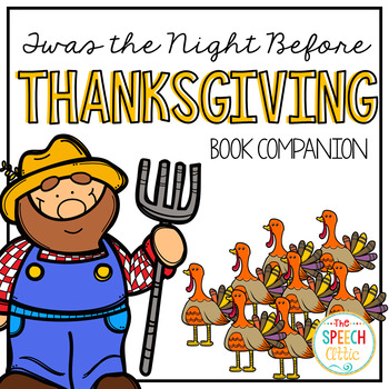 Preview of Twas the Night Before Thanksgiving: Speech and Language Book Companion