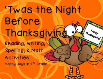Preview of 'Twas the Night Before Thanksgiving - Just Print & Go!
