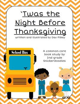 Preview of Twas the Night Before Thanksgiving: A Common Core Book Study