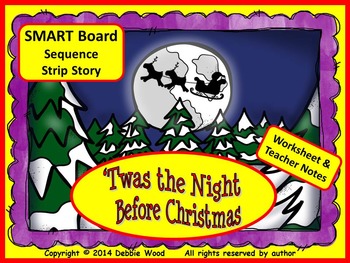 Preview of Christmas SMART Board Activities | Night Before Christmas