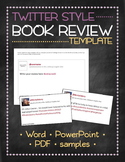 Tweet template for Twitter-style book reviews, chapter summaries, and more!