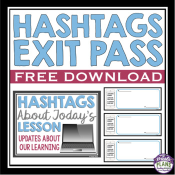 Preview of Free Exit Ticket for Any Subject - Comprehension Check - Exit Slip or Exit Pass