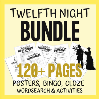 Preview of Twelfth Night Activities BIG BUNDLE