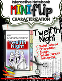 Twelfth Night: Interactive Notebook Characterization Mini Flip