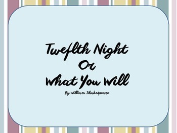 Preview of Twelfth Night Introduction