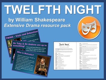 Preview of Twelfth Night by William Shakespeare: Unit and Script resource pack