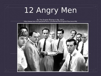Preview of Twelve Angry Men Introduction PowerPoint