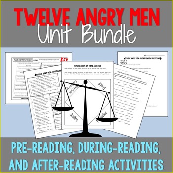 Preview of Twelve Angry Men Unit Bundle