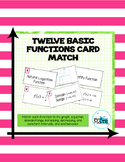 Twelve Basic Functions Card Match