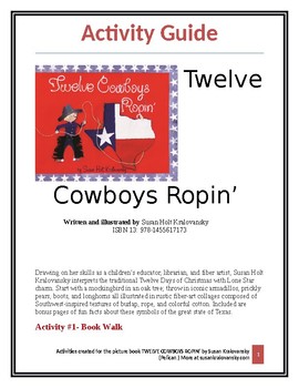 Preview of Twelve Cowboys Ropin' Activity Guide
