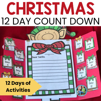 Preview of Advent Calendar: Christmas Activities & 12 Days of Christmas Countdown