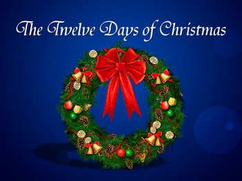 12 Days Of Christmas Song Lyrics With Pictures PowerPoint