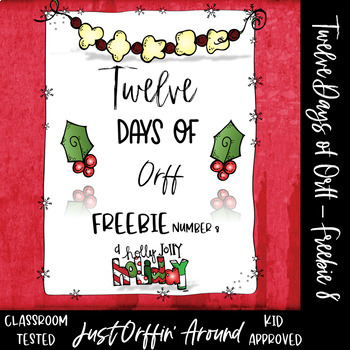 Preview of Twelve Days of Orff - Freebie Number 8