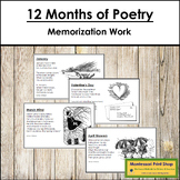 Twelve Months of Poetry - 12 Short Poems for Memorization 
