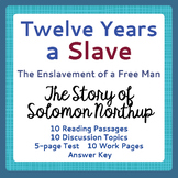 BLACK HISTORY Slavery Twelve 12 Years a Slave PRINT and EASEL