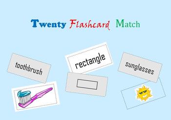 Preview of Twenty Flashcard Match