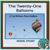 Twenty-One Balloons Novel Study