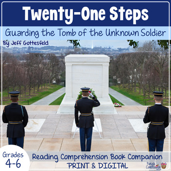 Preview of Twenty-One Steps Reading Comprehension | Memorial Day or Veterans Day Activities