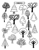 Twenty Trees - How to Draw Trees