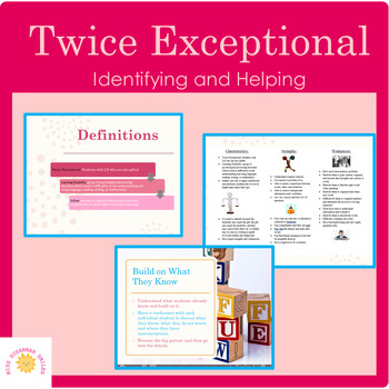 Preview of Twice Exceptional Students: Identifying and Helping