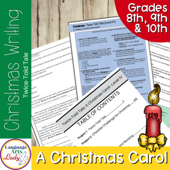 Preview of Twice-Told Tale A Christmas Carol | Level Four