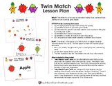 Twin Match Nutrition Game (Spot It Fruits & Veggies)