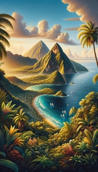 Preview of Twin Peaks: Saint Lucia's Majestic Pitons