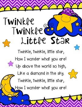 Twinkle Twinkle Little Star by Nikki Washington | TpT