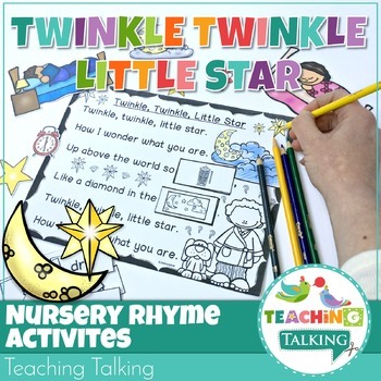 Nursery Rhyme Activities for Twinkle Twinkle Little Star by Teaching ...