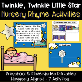 Twinkle Twinkle Little Star Activity with Rhyming Words - Fun-A-Day!