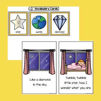 Twinkle Twinkle Little Star Activity with Rhyming Words - Fun-A-Day!