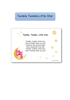 Twinkle Twinkle Little Star Follow Up Booklet by Maria Pace | TpT