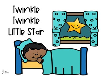 Preview of Twinkle Twinkle Little Star Nursery Rhyme Adaptive Book