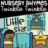 Twinkle Twinkle Little Star Nursery Rhymes Posters, Reader